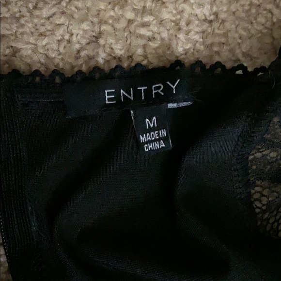 1 piece “leotard” style underwire zip up lingerie - Picture 5 of 8